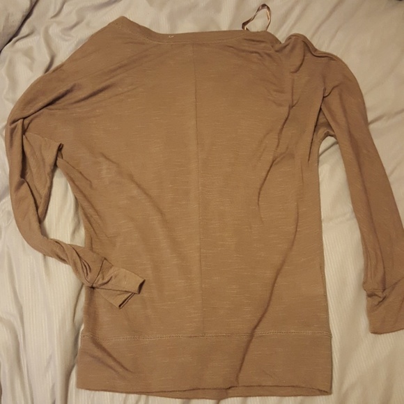 BCBG Paris- Brown marbled long sleeve top - Picture 3 of 3